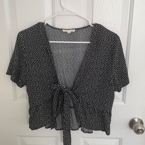 Pacsun Women’s Tie Front Crop Top